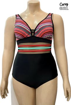 Immagine di PLUS SIZE TUMMY CONTROL SWIM SUIT